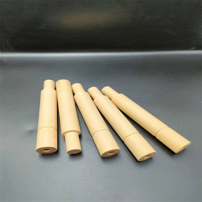 Sarı Zirkonya Seramik Tüpler Yüksek Sıcaklık Magnezyum Stabilize